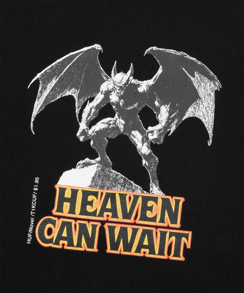 HUF(ハフ)の「HEAVEN CAN WAIT TEE(Tシャツ/カットソー・メンズ・ブラック/ホワイト・S/M/L/XL/XXL)」の3枚目の写真