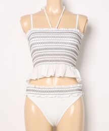 Beach Queen | Beach Queen/ビーチクイーン ｼｬｰﾘﾝｸﾞﾋﾞﾌﾞﾄｯﾌﾟﾋﾞｷﾆ 水着 413130(水着)