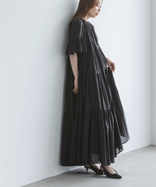 MARIHA(マリハ)の「《・NOBLE限定カラー》MARIHA /マリハ 春のすずらんのドレス(ワンピース・レディース・ブラック/ブラウン・38/36/34)」の1枚目の写真