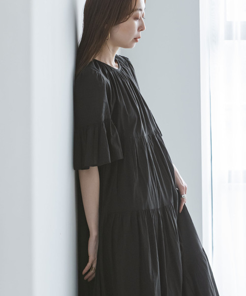 MARIHA(マリハ)の「《・NOBLE限定カラー》MARIHA /マリハ 春のすずらんのドレス(ワンピース・レディース・ブラック/ブラウン・38/36/34)」の5枚目の写真