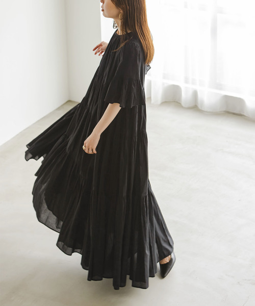 MARIHA(マリハ)の「《・NOBLE限定カラー》MARIHA /マリハ 春のすずらんのドレス(ワンピース・レディース・ブラック/ブラウン・38/36/34)」の6枚目の写真