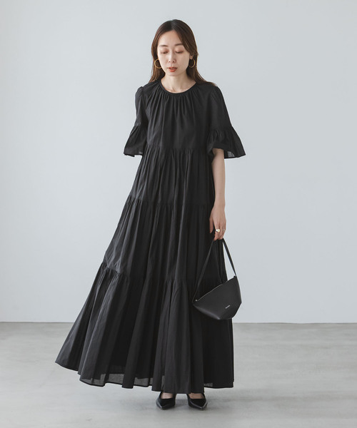 MARIHA(マリハ)の「《・NOBLE限定カラー》MARIHA /マリハ 春のすずらんのドレス(ワンピース・レディース・ブラック/ブラウン・38/36/34)」の8枚目の写真