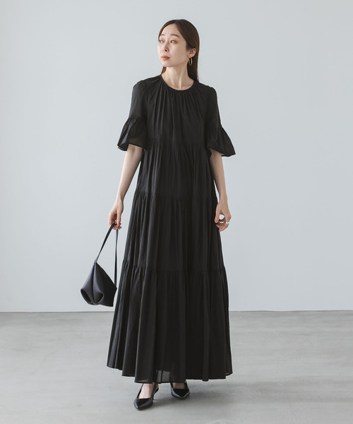 MARIHA(マリハ)の「《・NOBLE限定カラー》MARIHA /マリハ 春のすずらんのドレス(ワンピース・レディース・ブラック/ブラウン・38/36/34)」の10枚目の写真