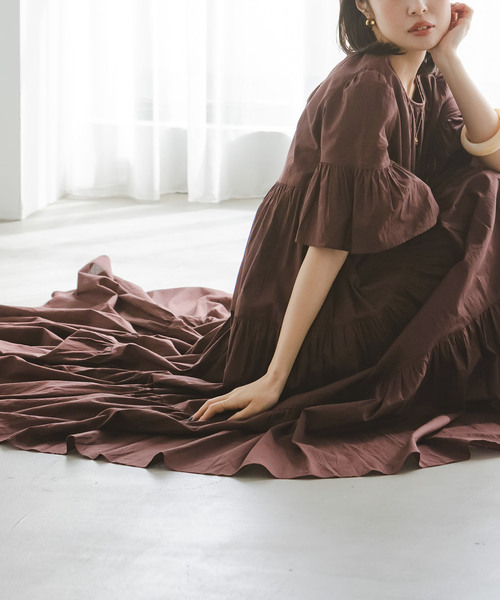 MARIHA(マリハ)の「《・NOBLE限定カラー》MARIHA /マリハ 春のすずらんのドレス(ワンピース・レディース・ブラック/ブラウン・38/36/34)」の15枚目の写真