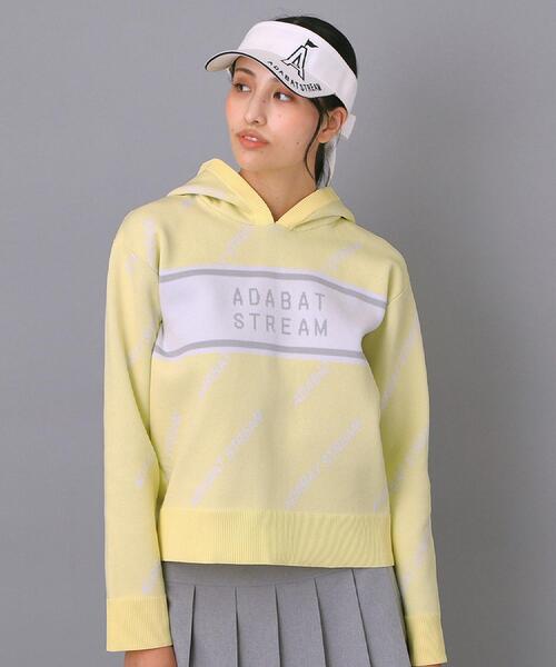 ADABAT STREAM(アダバットストリーム)の「STREAMサインロゴニットフーディー(ニット/セーター・レディース・イエロー系その他/ブラック・40/42/38)」の14枚目の写真