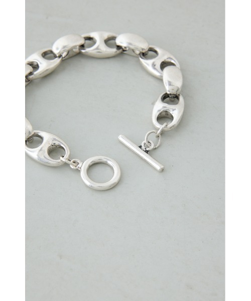 AZUL by moussy(アズールバイマウジー)の「クラッシュチェーンブレスレット(ブレスレット・メンズ・ゴールド/ブラック/シルバー・FREE)」の17枚目の写真