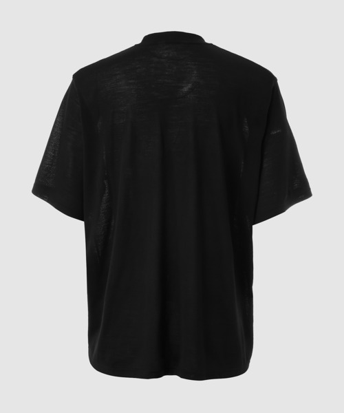 DIGAWEL（ディガウェル）の「Merino Wool T-shirt（Tシャツ/カットソー・メンズ・ネイビー/ブラック/チャコールグレー・2）」の5枚目の写真