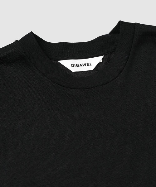 DIGAWEL（ディガウェル）の「Merino Wool T-shirt（Tシャツ/カットソー・メンズ・ネイビー/ブラック/チャコールグレー・2）」の6枚目の写真