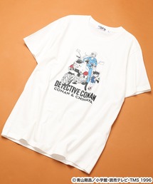 名探偵コナン プリント 天竺半袖Tシャツ