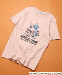 名探偵コナン プリント 天竺半袖Tシャツ