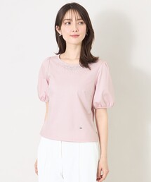 ビジュー&ホットフィックス カットソー