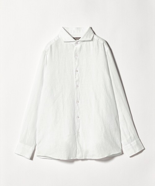 【WHITE】リネン カッタウェイカラーシャツ<A DAY IN THE LIFE> リネン カッタウェイカラーシャツ＜A DAY IN THE LIFE＞（シャツ
