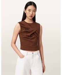 NELLA SLIM FIT SLEEVELESS TANK TOP | NELLA スリム フィット ノースリーブ タンクトップ