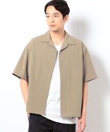 ストレッチリップ オープンカラーシャツ