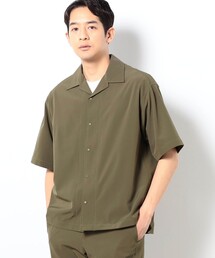 ストレッチリップ オープンカラーシャツ