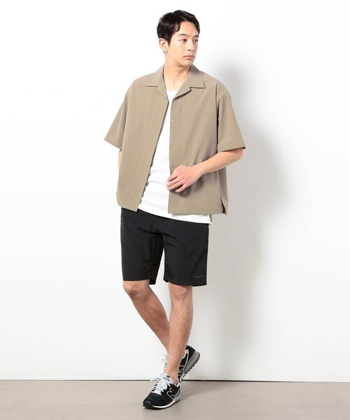 Grand PARK(グランドパーク)の「ストレッチリップ オープンカラーシャツ(シャツ/ブラウス・メンズ・カーキ/ブラック/ベージュ/ネイビー・L/M)」の5枚目の写真