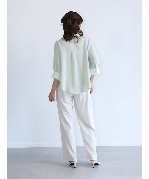 fifth(フィフス)の「ツータックカットワイドパンツ(その他パンツ・レディース・アイボリー/ブラック・F)」の8枚目の写真