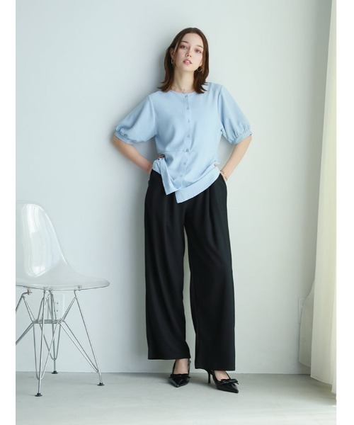 fifth(フィフス)の「ツータックカットワイドパンツ(その他パンツ・レディース・アイボリー/ブラック・F)」の12枚目の写真