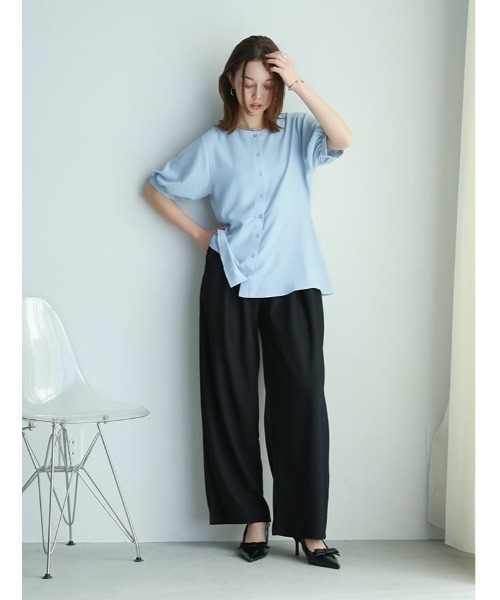 fifth(フィフス)の「ツータックカットワイドパンツ(その他パンツ・レディース・アイボリー/ブラック・F)」の13枚目の写真