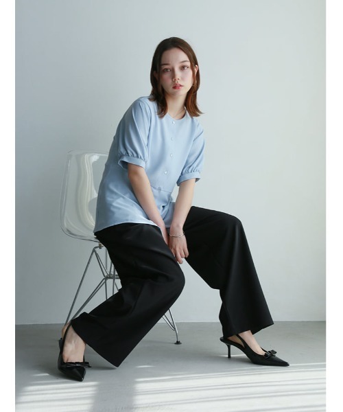 fifth(フィフス)の「ツータックカットワイドパンツ(その他パンツ・レディース・アイボリー/ブラック・F)」の17枚目の写真