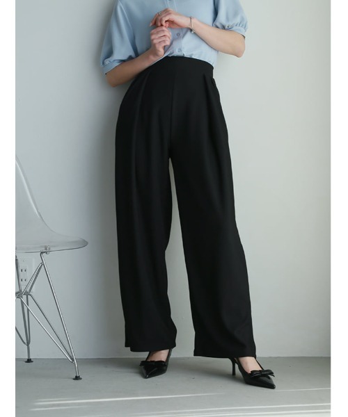 fifth(フィフス)の「ツータックカットワイドパンツ(その他パンツ・レディース・アイボリー/ブラック・F)」の10枚目の写真