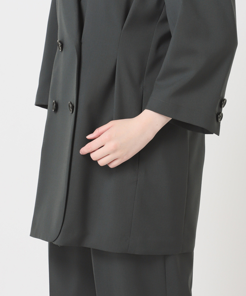 ジャケット・アウター JOURNAL STANDARD L'ESSAGE セットアップ可》POPLIN タックジャケット（その他アウター）｜journal