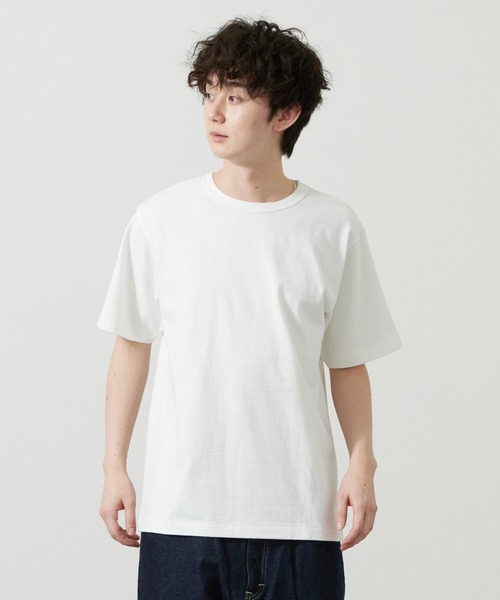 Lee（リー）の「Lee/リー ヘビーウエイトソリッドTシャツ（Tシャツ/カットソー・メンズ・グレー/ブラック/ホワイト・SMALL/MEDIUM/LARGE/X-LARGE）」の2枚目の写真