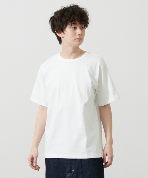 Lee（リー）の「Lee/リー ヘビーウエイトソリッドTシャツ（Tシャツ/カットソー・メンズ・グレー/ブラック/ホワイト・SMALL/MEDIUM/LARGE/X-LARGE）」の6枚目の写真