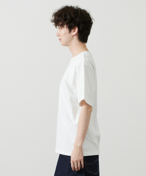 Lee（リー）の「Lee/リー ヘビーウエイトソリッドTシャツ（Tシャツ/カットソー・メンズ・グレー/ブラック/ホワイト・SMALL/MEDIUM/LARGE/X-LARGE）」の7枚目の写真