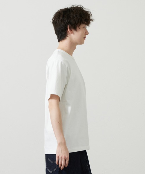 Lee（リー）の「Lee/リー ヘビーウエイトソリッドTシャツ（Tシャツ/カットソー・メンズ・グレー/ブラック/ホワイト・SMALL/MEDIUM/LARGE/X-LARGE）」の8枚目の写真