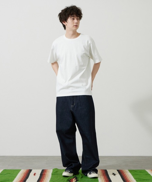 Lee（リー）の「Lee/リー ヘビーウエイトソリッドTシャツ（Tシャツ/カットソー・メンズ・グレー/ブラック/ホワイト・SMALL/MEDIUM/LARGE/X-LARGE）」の11枚目の写真