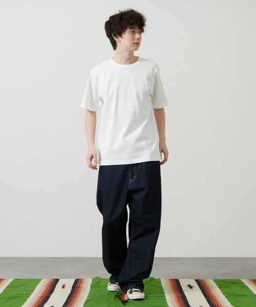Lee（リー）の「Lee/リー ヘビーウエイトソリッドTシャツ（Tシャツ/カットソー・メンズ・グレー/ブラック/ホワイト・SMALL/MEDIUM/LARGE/X-LARGE）」の12枚目の写真