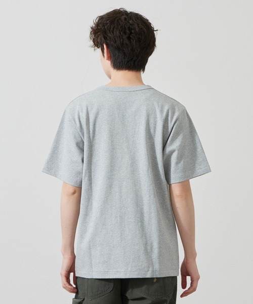 Lee（リー）の「Lee/リー ヘビーウエイトソリッドTシャツ（Tシャツ/カットソー・メンズ・グレー/ブラック/ホワイト・SMALL/MEDIUM/LARGE/X-LARGE）」の17枚目の写真
