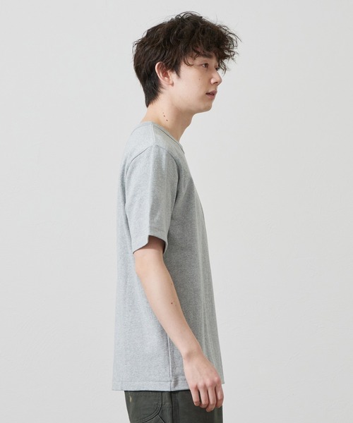 Lee（リー）の「Lee/リー ヘビーウエイトソリッドTシャツ（Tシャツ/カットソー・メンズ・グレー/ブラック/ホワイト・SMALL/MEDIUM/LARGE/X-LARGE）」の18枚目の写真