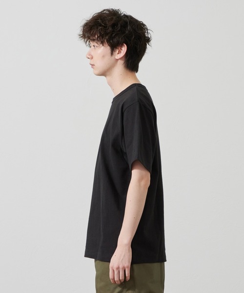 Lee（リー）の「Lee/リー ヘビーウエイトソリッドTシャツ（Tシャツ/カットソー・メンズ・グレー/ブラック/ホワイト・SMALL/MEDIUM/LARGE/X-LARGE）」の21枚目の写真