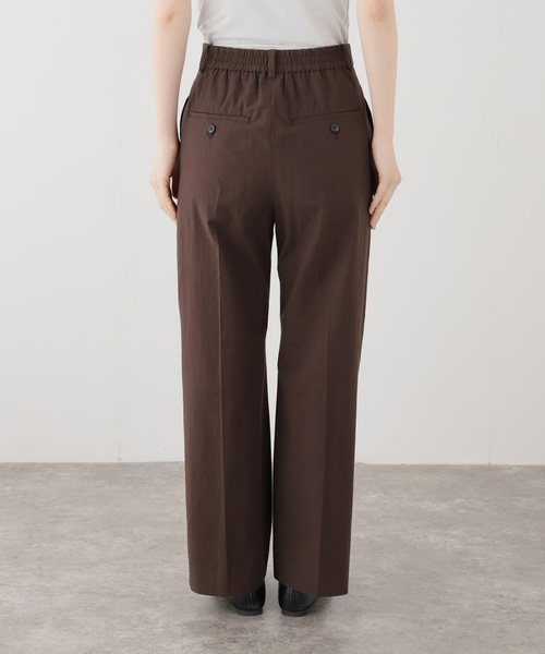 IENA(イエナ)の「《一部カラー店舗限定》ウォッシャブルコットンサブレイージースラックス(スラックス・レディース・ブラウン/ブラック・38/36)」の21枚目の写真