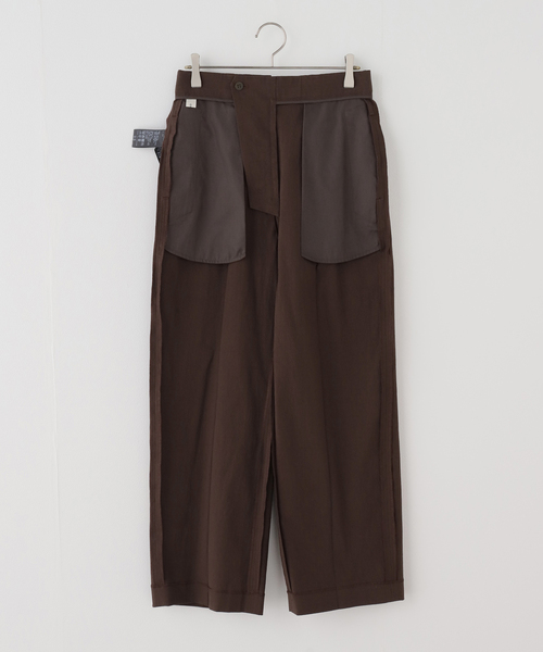 IENA(イエナ)の「《一部カラー店舗限定》ウォッシャブルコットンサブレイージースラックス(スラックス・レディース・ブラウン/ブラック・38/36)」の16枚目の写真