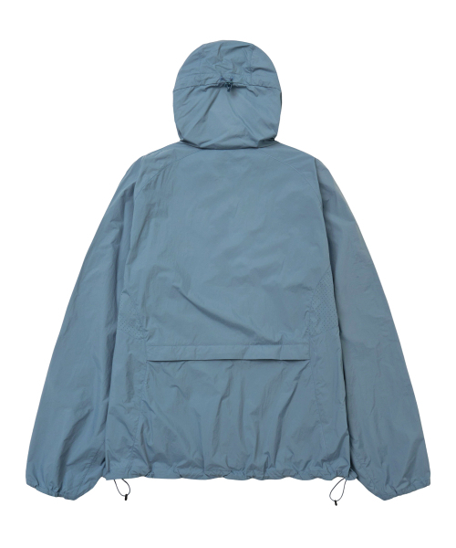 PHYPS MOTORCYCLE（フィップスモーターサイクル）の「Speed Run Nylon Packable Anorak Light Blue（パーカー・レディース・その他・SMALL/MEDIUM/LARGE/X-LARGE）」の3枚目の写真
