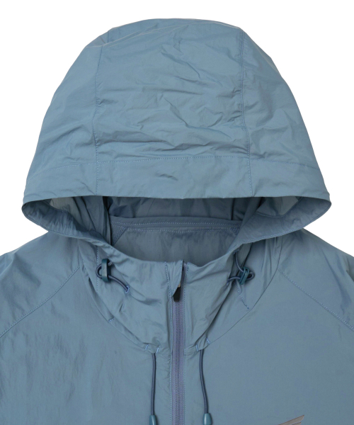 PHYPS MOTORCYCLE（フィップスモーターサイクル）の「Speed Run Nylon Packable Anorak Light Blue（パーカー・レディース・その他・SMALL/MEDIUM/LARGE/X-LARGE）」の4枚目の写真