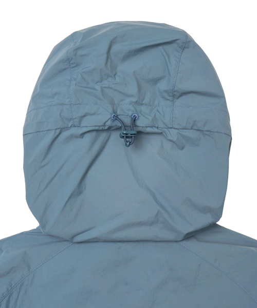 PHYPS MOTORCYCLE（フィップスモーターサイクル）の「Speed Run Nylon Packable Anorak Light Blue（パーカー・レディース・その他・SMALL/MEDIUM/LARGE/X-LARGE）」の5枚目の写真