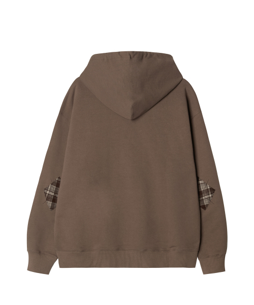 YALE(イェール)の「チェックツートンアーチフード_ブラウン(パーカー・レディース・その他・SMALL/MEDIUM/LARGE/X-LARGE)」の4枚目の写真