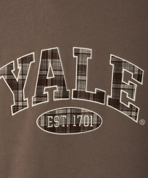 YALE(イェール)の「チェックツートンアーチフード_ブラウン(パーカー・レディース・その他・SMALL/MEDIUM/LARGE/X-LARGE)」の5枚目の写真