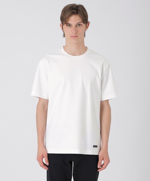 BLACK LABEL CRESTBRIDGE(ブラックレーベル・クレストブリッジ)の「ハイストレッチシャドーチェックTシャツ(Tシャツ/カットソー・メンズ・ブラック/ネイビー/ブルー/オフホワイト・L/M/XL)」の1枚目の写真