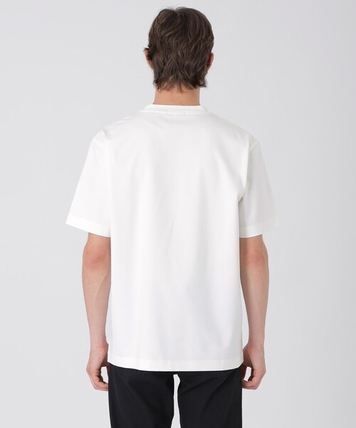 BLACK LABEL CRESTBRIDGE(ブラックレーベル・クレストブリッジ)の「ハイストレッチシャドーチェックTシャツ(Tシャツ/カットソー・メンズ・ブラック/ネイビー/ブルー/オフホワイト・L/M/XL)」の7枚目の写真