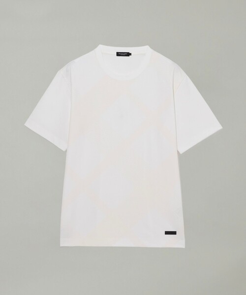 BLACK LABEL CRESTBRIDGE(ブラックレーベル・クレストブリッジ)の「ハイストレッチシャドーチェックTシャツ(Tシャツ/カットソー・メンズ・ブラック/ネイビー/ブルー/オフホワイト・L/M/XL)」の10枚目の写真