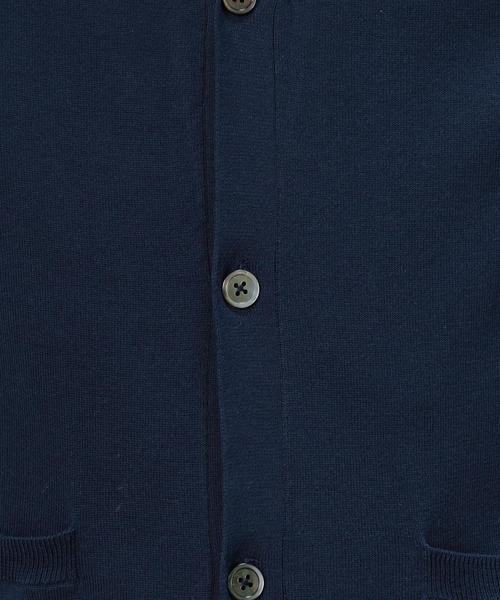 green label relaxing（グリーンレーベルリラクシング）の「KT ◎BASIC HI/G Vネックカーディガン 16G◆（カーディガン/ボレロ・メンズ・グレー/レッド/ロイヤルブルー/ネイビー・MEDIUM/X-LARGE/LARGE/SMALL）」の17枚目の写真