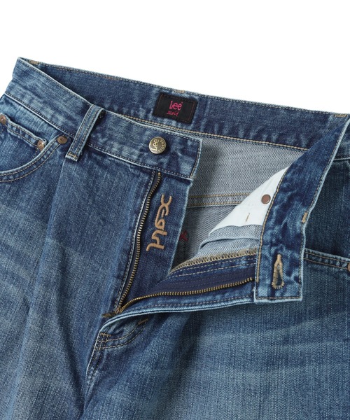 Lee(リー)の「X-girl x Lee TUCK WIDE DENIM PANTS(デニムパンツ・レディース・ライトインディゴブルー/インディゴブルー・S/M)」の11枚目の写真