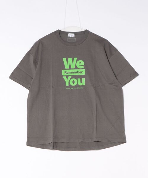FOV(フォブ)の「FOV/フォブ WE YOU Tシャツ(Tシャツ/カットソー・レディース・チャコールグレー/ブラック・F)」の3枚目の写真