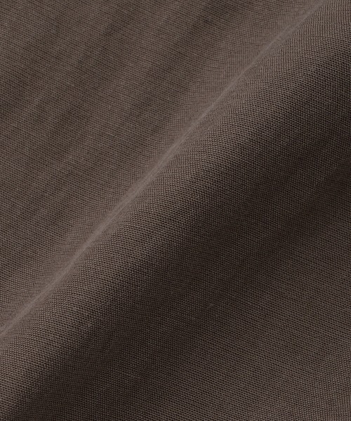 LE CERCLE par rope'(ルセルクルパーロペ)の「リネンブレンドハーフスリーブシャツ/セットアップ対応(シャツ/ブラウス・メンズ・ベージュ/チャコールグレー/ブラウン系その他・M/S/LL/L)」の17枚目の写真