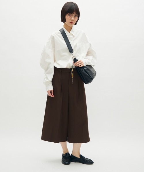 full/fill.(フルフィル)の「side pocket two handle bag / サイドポケット2ハンドルバッグ(ショルダーバッグ・レディース・ブラック/グリーン・FREE)」の11枚目の写真